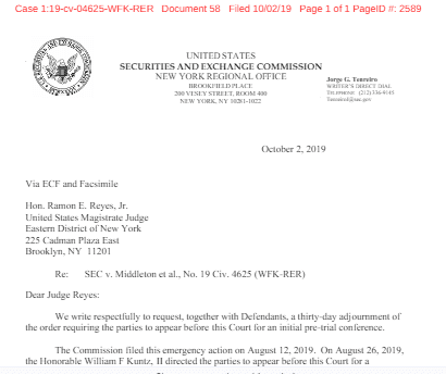 SEC Report Against Reggie Middleton