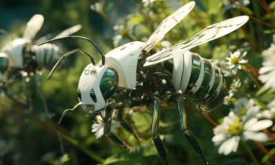 Robotic bees polinating