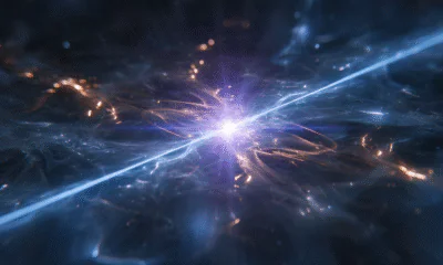 A laser beam revealing hidden magnetic fields in non-magnetic metals