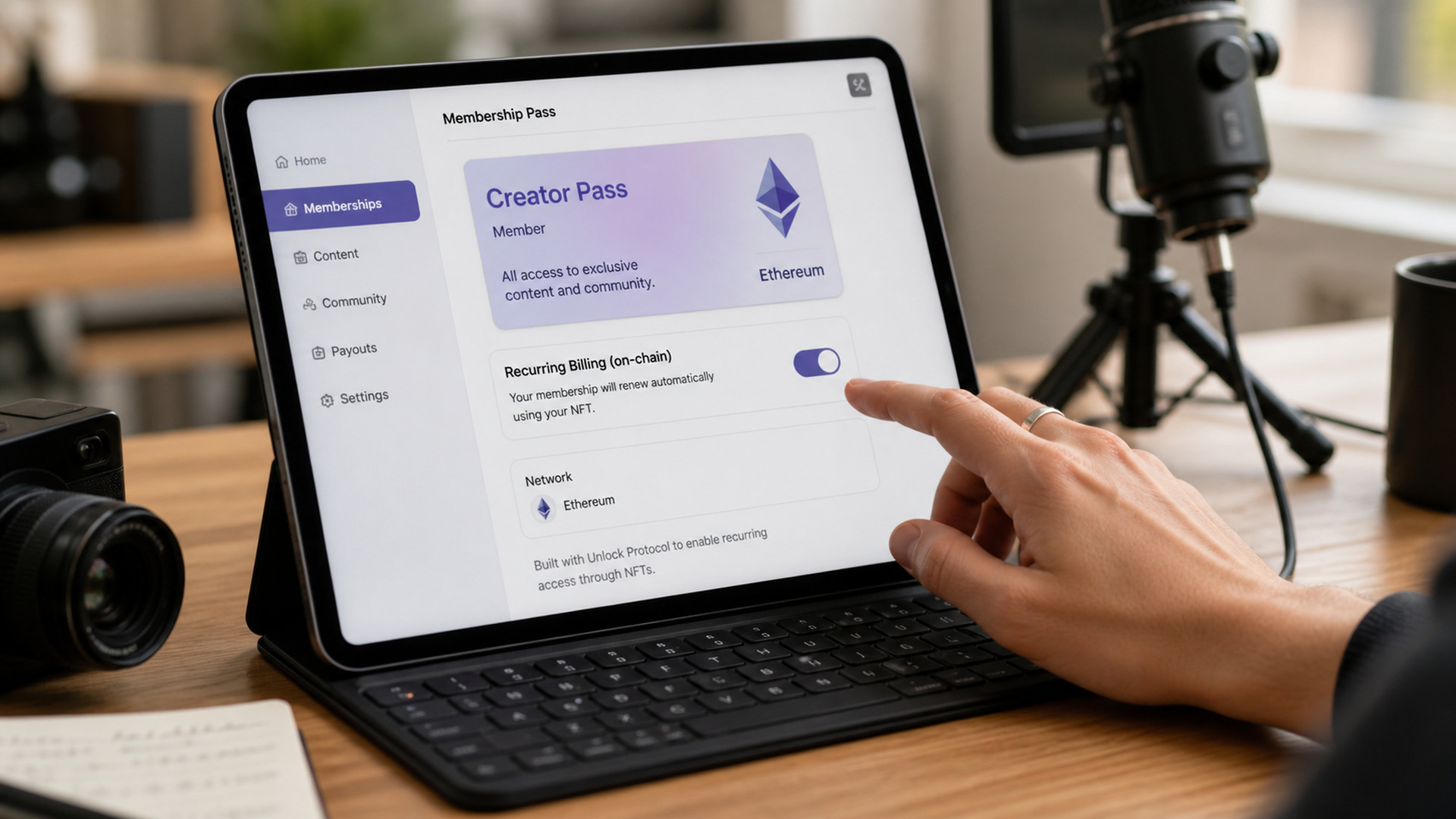 Editorial image for Unlock Launches Recurring Billing NFTs to Promote Web3