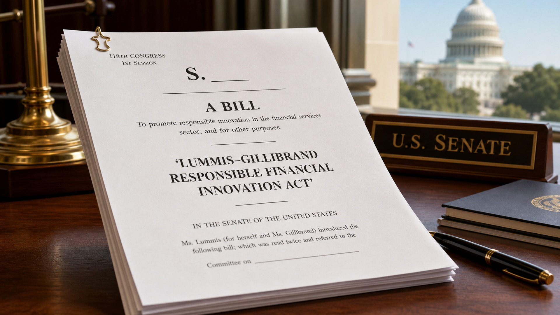 Editorial image for ‘Lummis-Gillibrand Responsible Financial Innovation Act’ Unveiled, Tackling Oversight of Digital Assets
