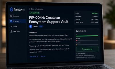 Editorial image for Fantom Community Gives Green Light for the Creation of a Vault