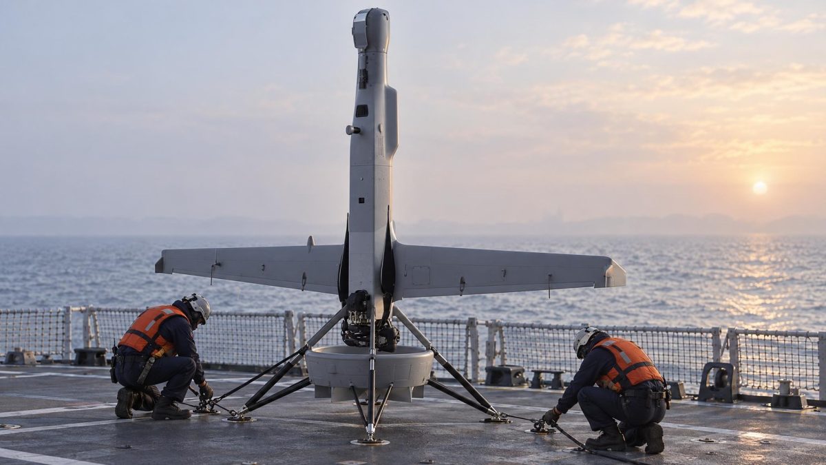 Taiwan Coast Guard Receives First V-BAT Aircraft From Shield AI